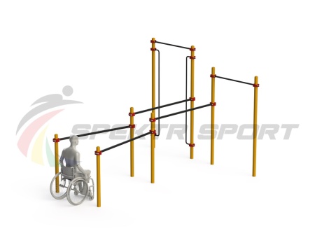 Купить Спортивный комплекс для инвалидов-колясочников WRK-D19_76mm в Абазе 