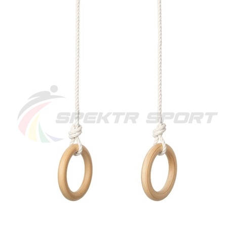 Купить Кольца гимнастические деревянные (фанера 18 мм, покрытие: эмаль, лак или пропитка) в Абазе 