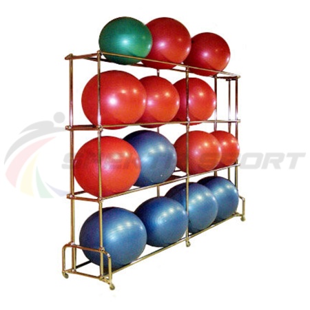 Купить Стеллаж для гимнастических мячей 16 шт в Абазе 