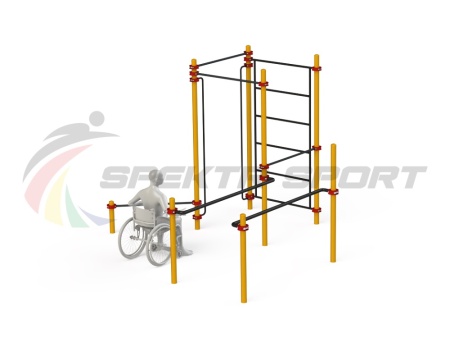 Купить Спортивный комплекс для инвалидов-колясочников WRK-D18_76mm в Абазе 